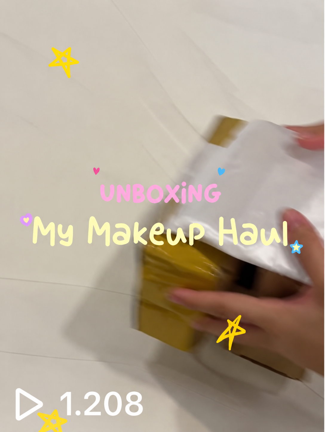 My Makeup Haul - unboxing